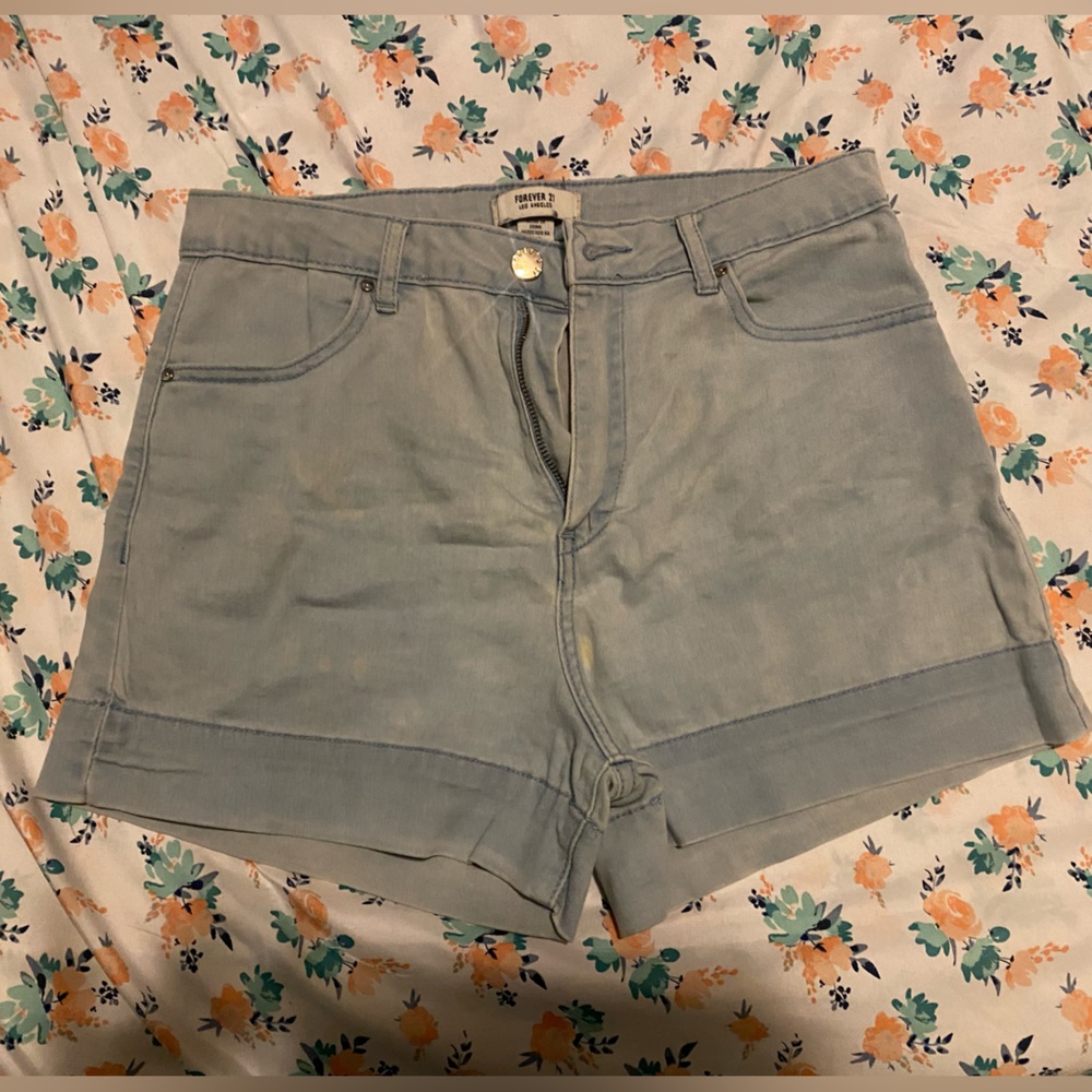 “Stained” look jeans, not my style but did wear once to an event